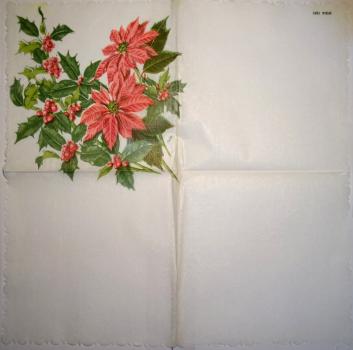 095 Weihnachten Blumen - 3-lagig (95)